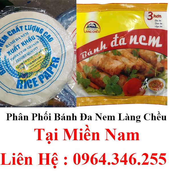 Phân phối bánh đa nem làng Chều tại Miền Nam
