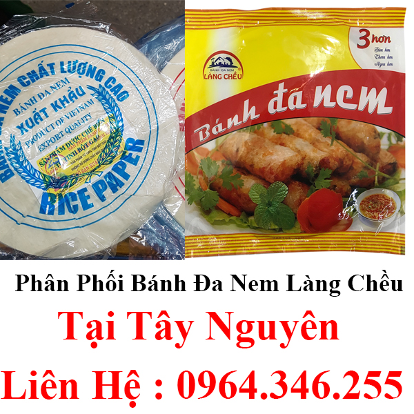 Bánh đa nem làng Chều tại Tây Nguyên