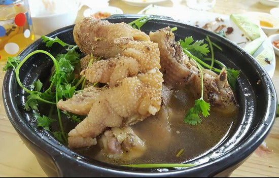 món ăn từ chân gà Đông tảo