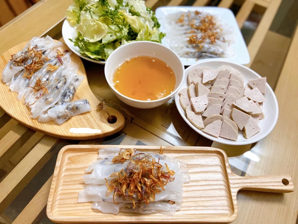 Cách làm bánh cuốn bằng bánh đa nem